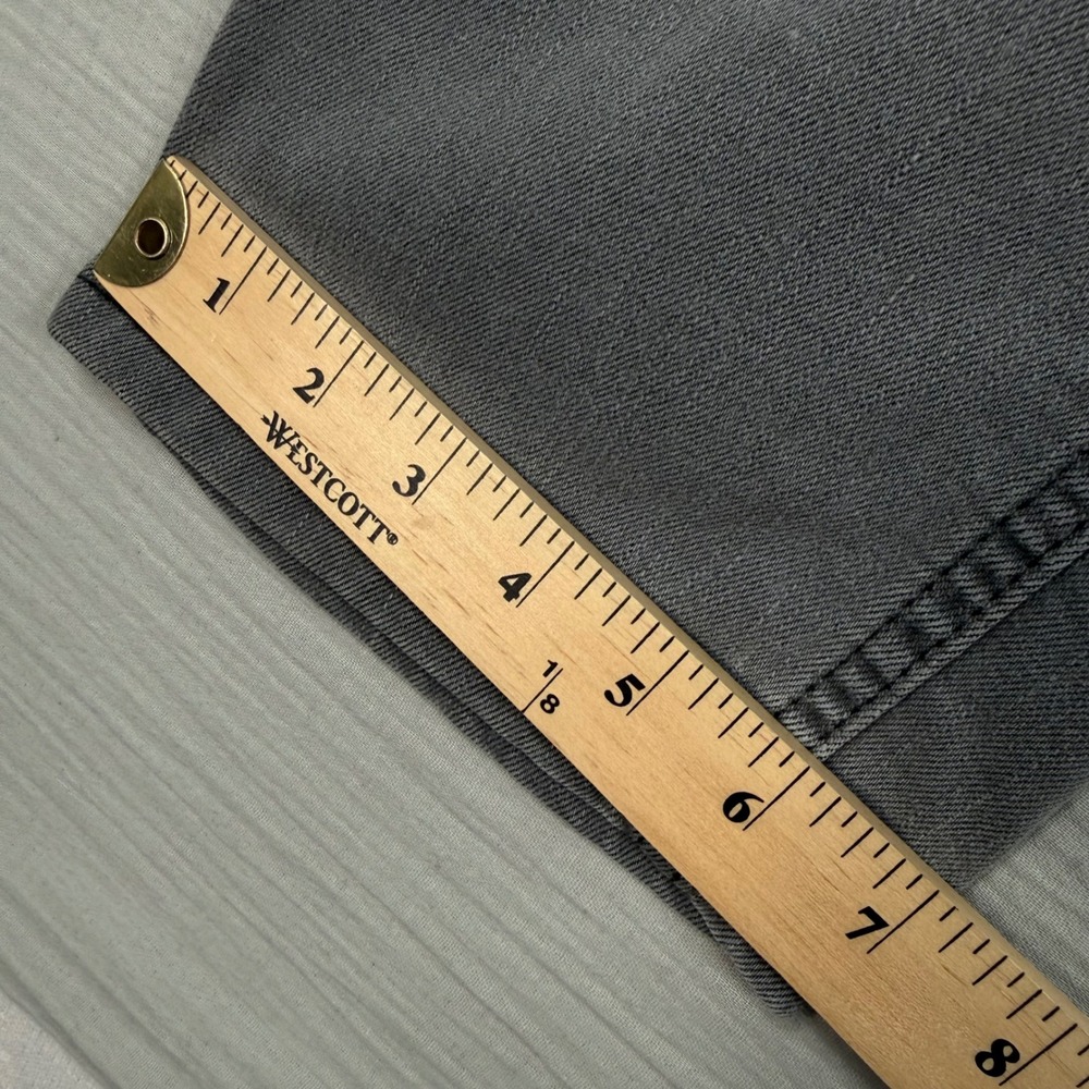 Levis 511 Mens 34x32 (33x30) Slim Fit Jeans Gray Denim Grunge Punk Fade Street - Picture 6 of 7